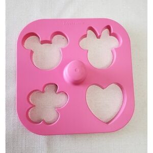 Disney Tupperware Minnie Mouse Mickey Flower Cookie Dough Cutter‎ 4010A-2 ♡ NEW